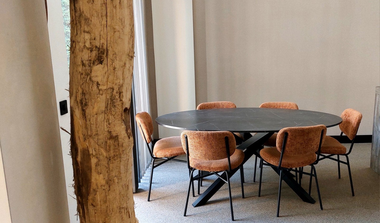 Ovale eettafel, Huis en Inrichting, Gebruikt, 50 tot 100 cm, Vijf personen of meer, 150 tot 200 cm