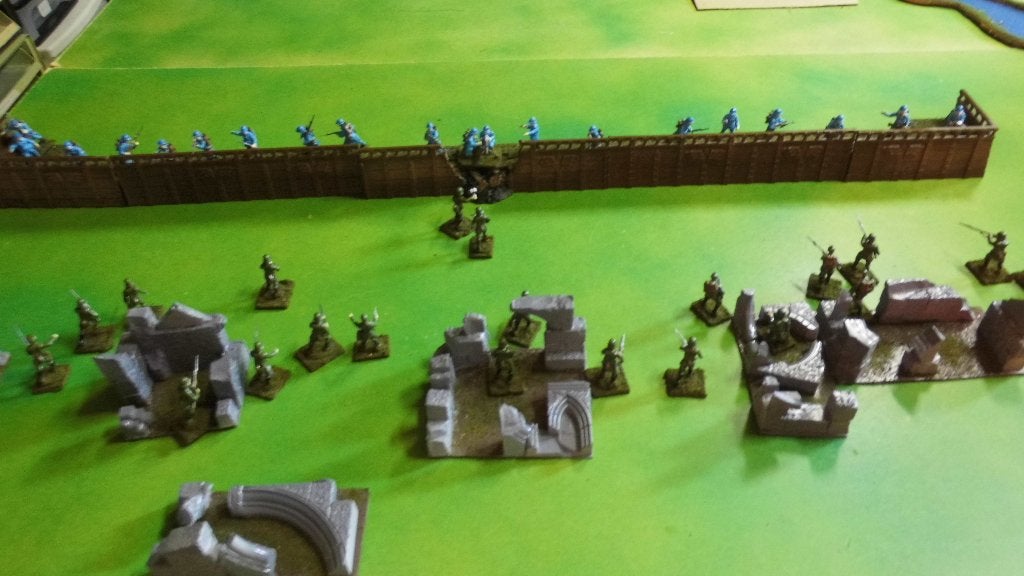 Wargaming/28MM Scenery/geprint/geverfd, Overige soorten, Ophalen of Verzenden, Zo goed als nieuw, Geverfd