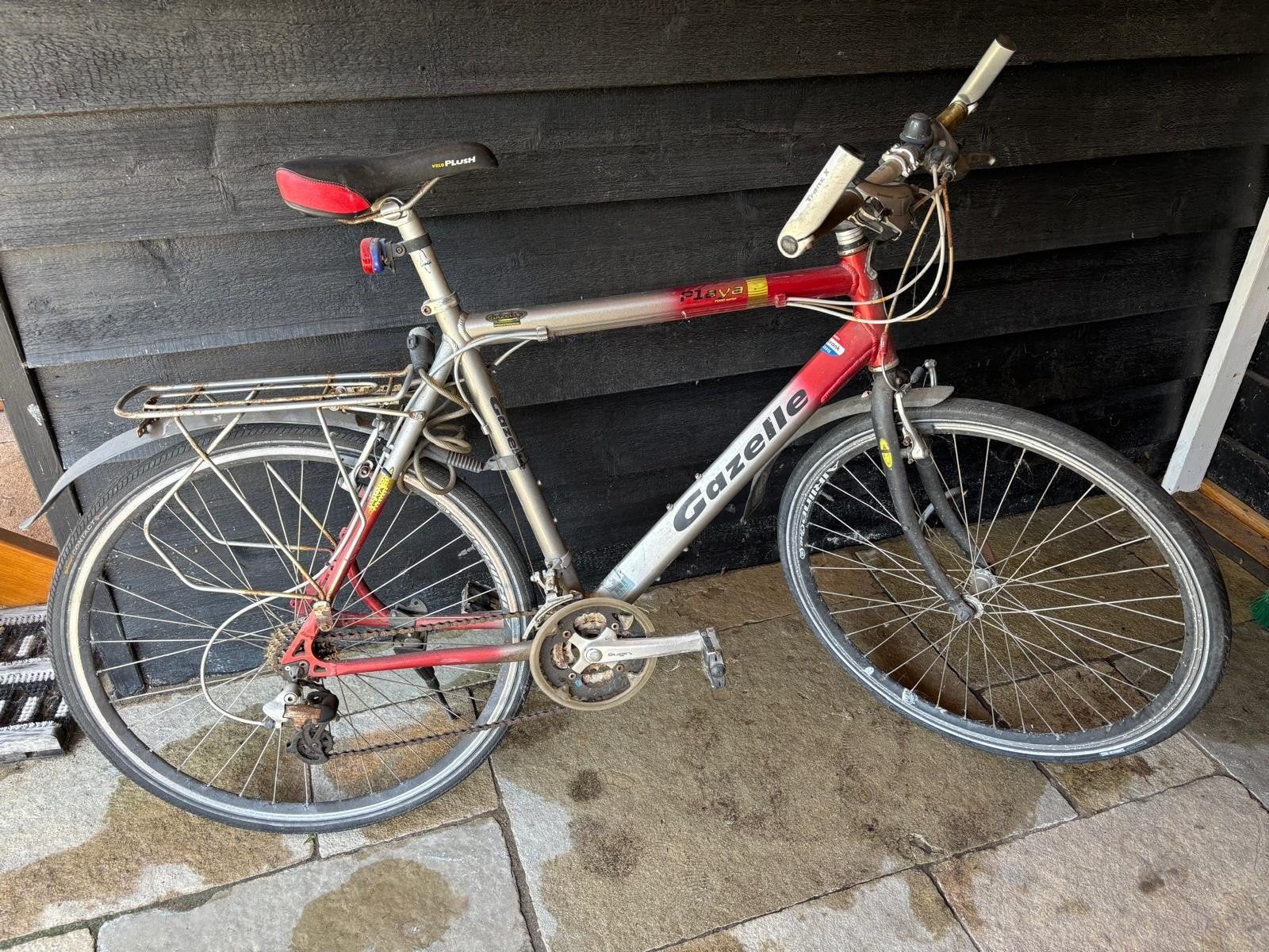 Gazelle herenfiets, model Playa, framemaat 56, 28 inch, Gebruikt, Velgrem, Ophalen of Verzenden