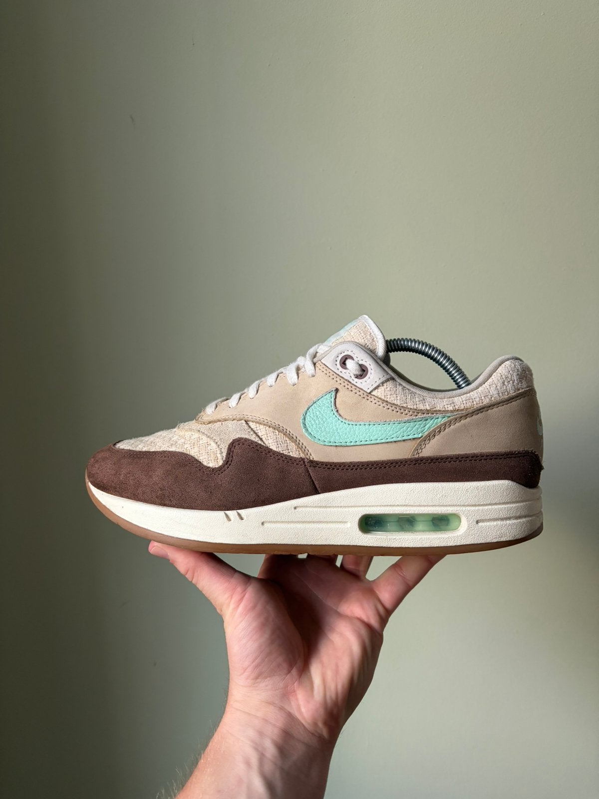 Nike Air Max 1 Crepe Hemp / 45, Overige kleuren, Ophalen of Verzenden, Sneakers of Gympen, Zo goed als nieuw