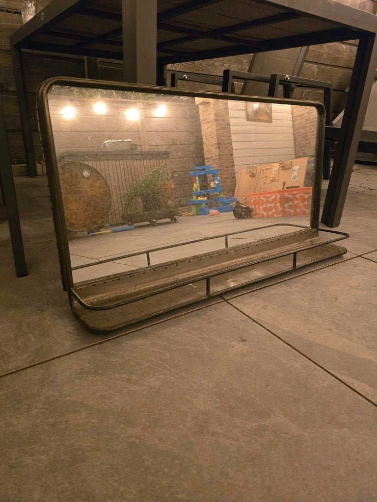 Industriële spiegel, Ophalen, Gebruikt, 75 tot 100 cm, Minder dan 100 cm