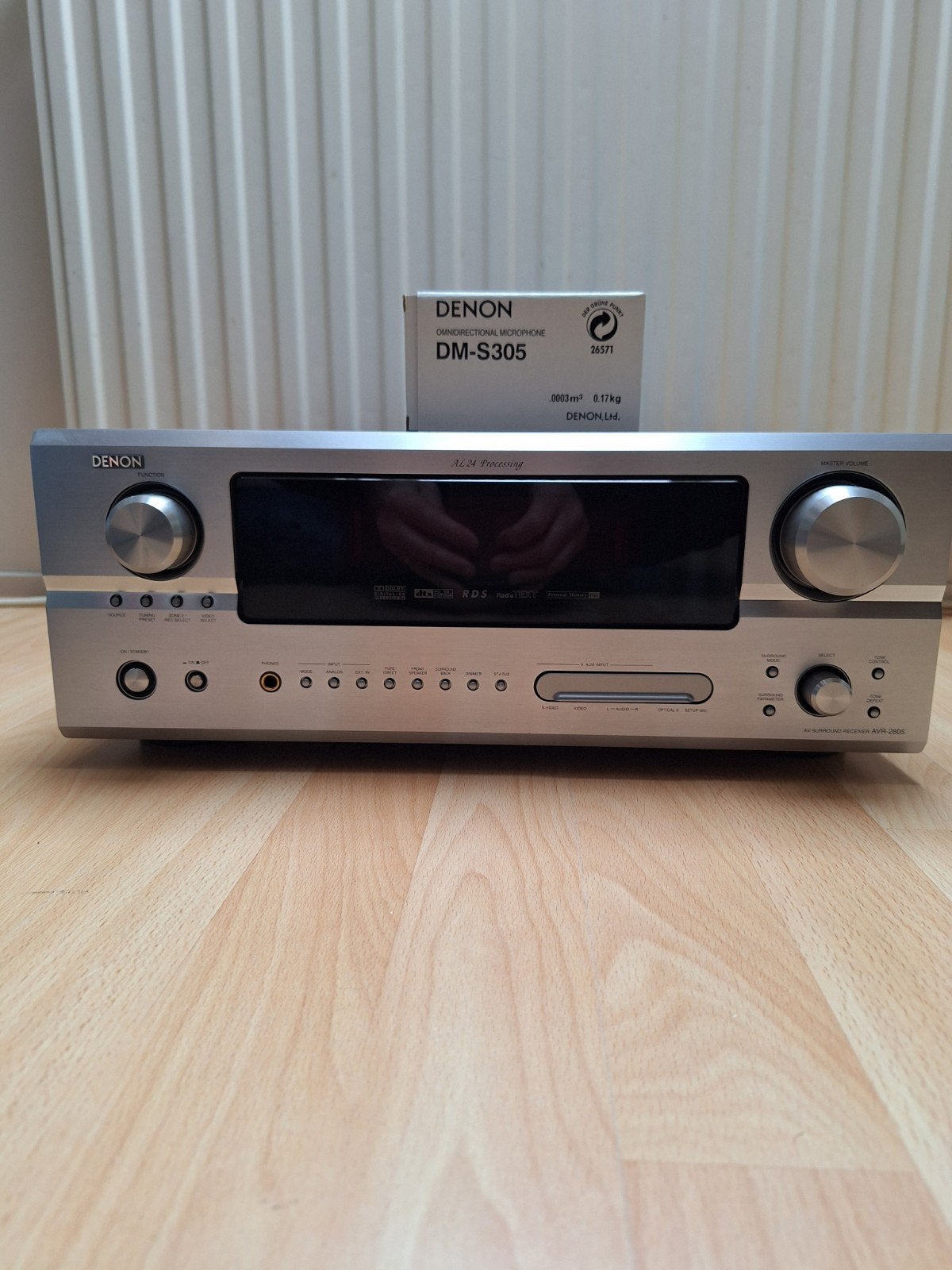 Denon AVR-2805 AV Surround Receiver - Zilver, Ophalen, Gebruikt, Denon, 120 watt of meer