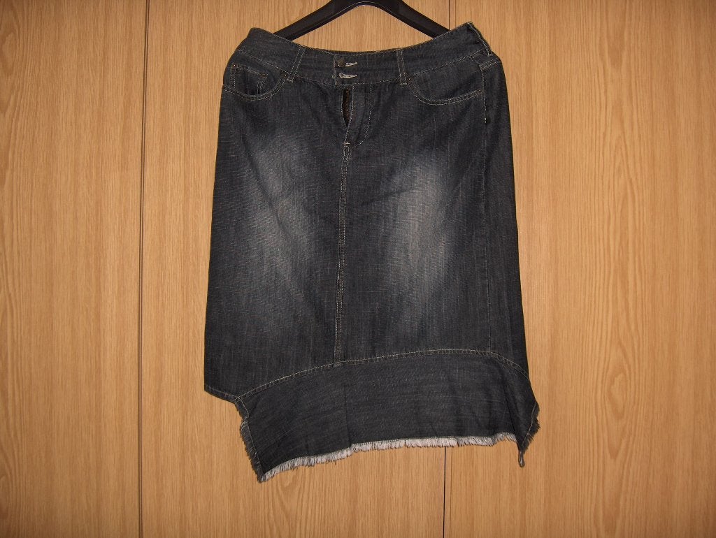 Goedkope trendy grijs zwarte jeans rok GEISHA mt M zgan, Maat 38/40 (M), Geisha, Ophalen of Verzenden, Zo goed als nieuw