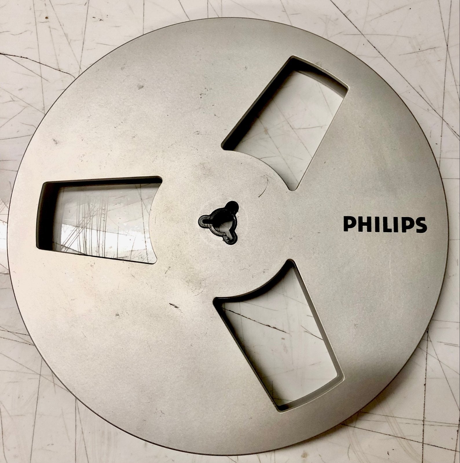 Philips plastic metal look lege bandrecorder spoel, Ophalen of Verzenden, Onderdeel