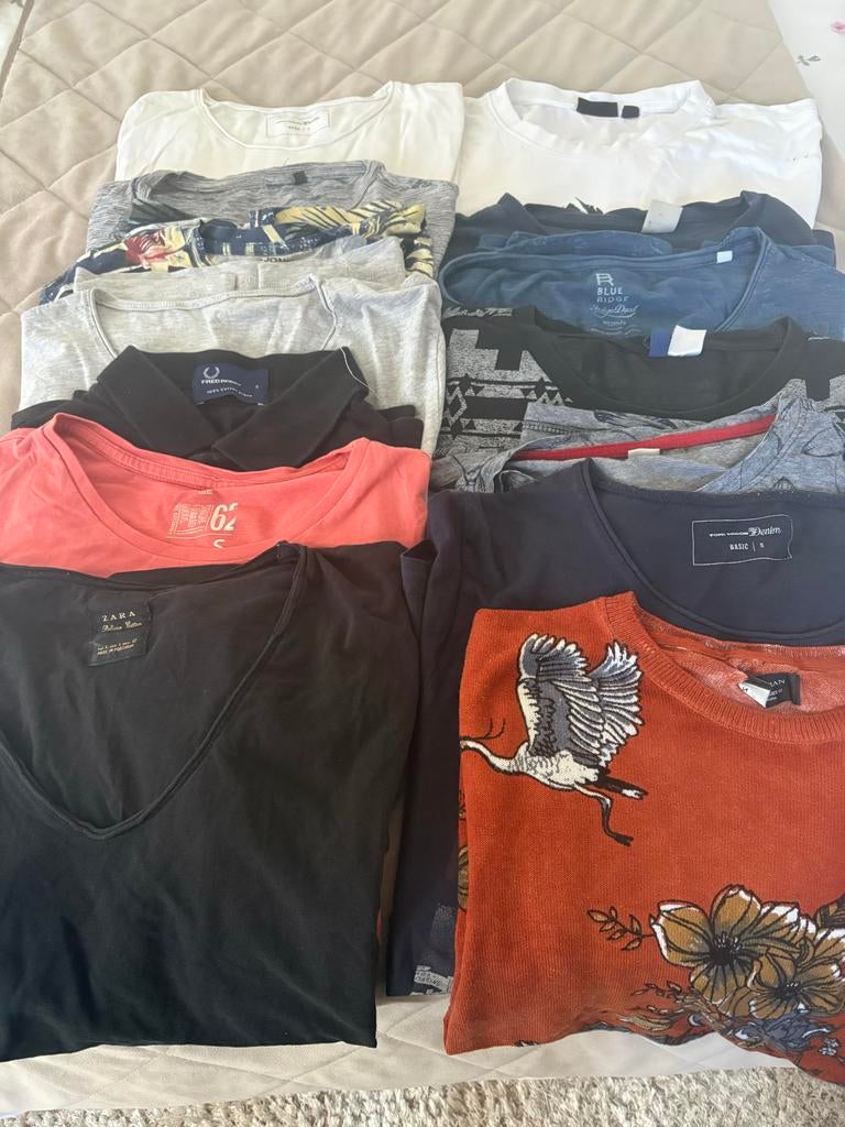 Heren T-shirts en polo's (S/M), Ophalen of Verzenden, Gedragen, Maat 48/50 (M), Overige kleuren