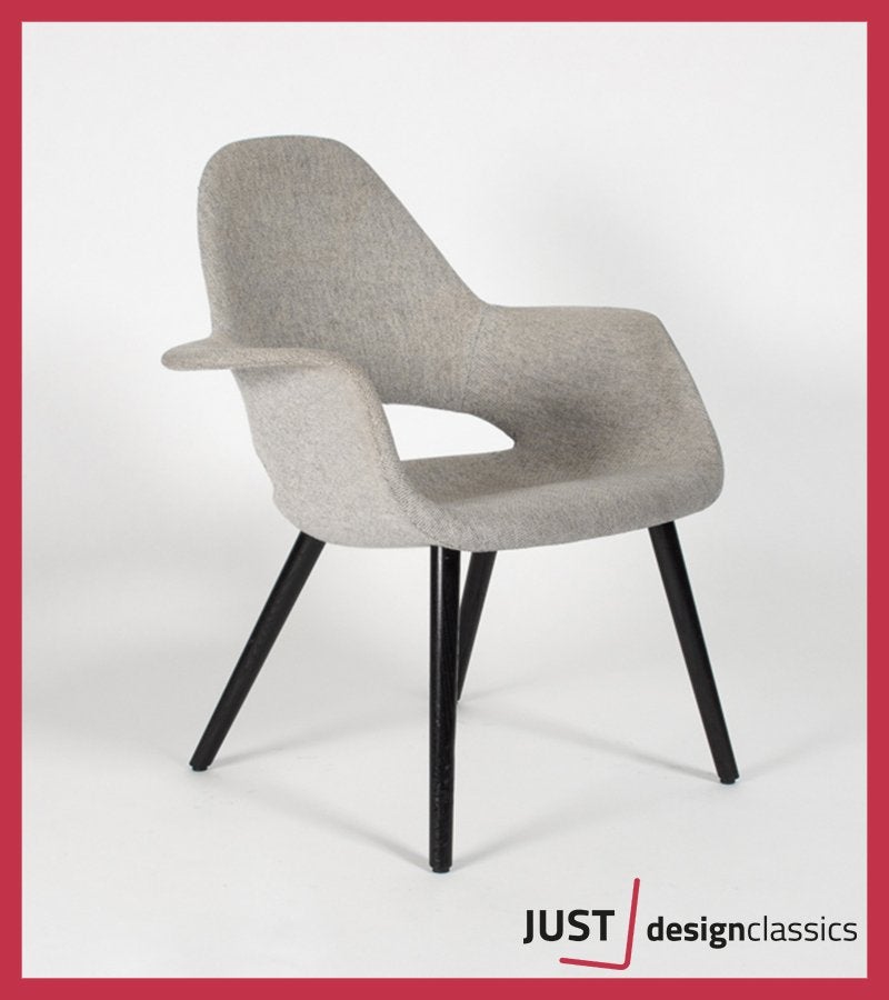 Vitra Organic Chair Grijs Stof (voorraad:2), Niet ingevuld, Zo goed als nieuw, Niet ingevuld, Niet ingevuld