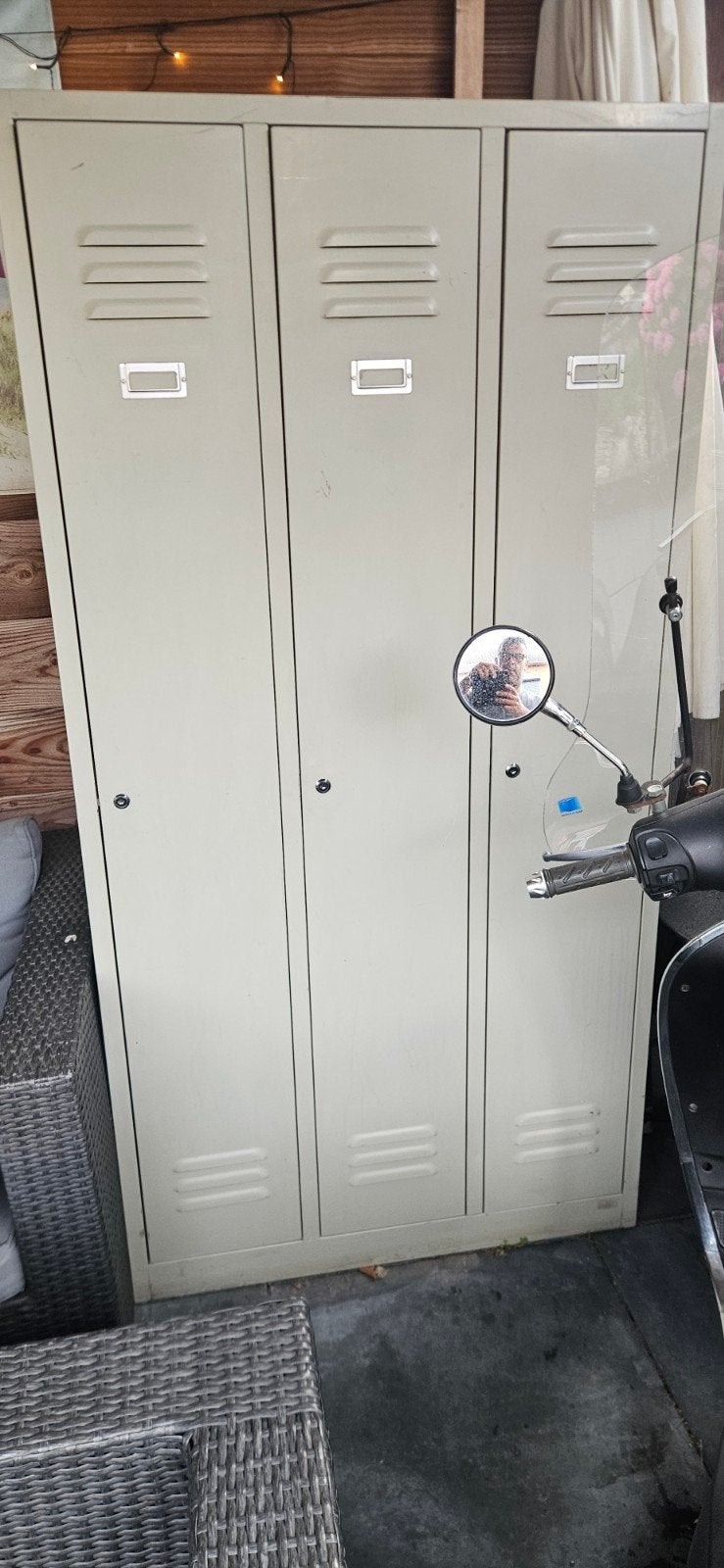 metalen locker, Huis en Inrichting, Kasten | Lockerkasten, Ophalen, Gebruikt, Industrieel