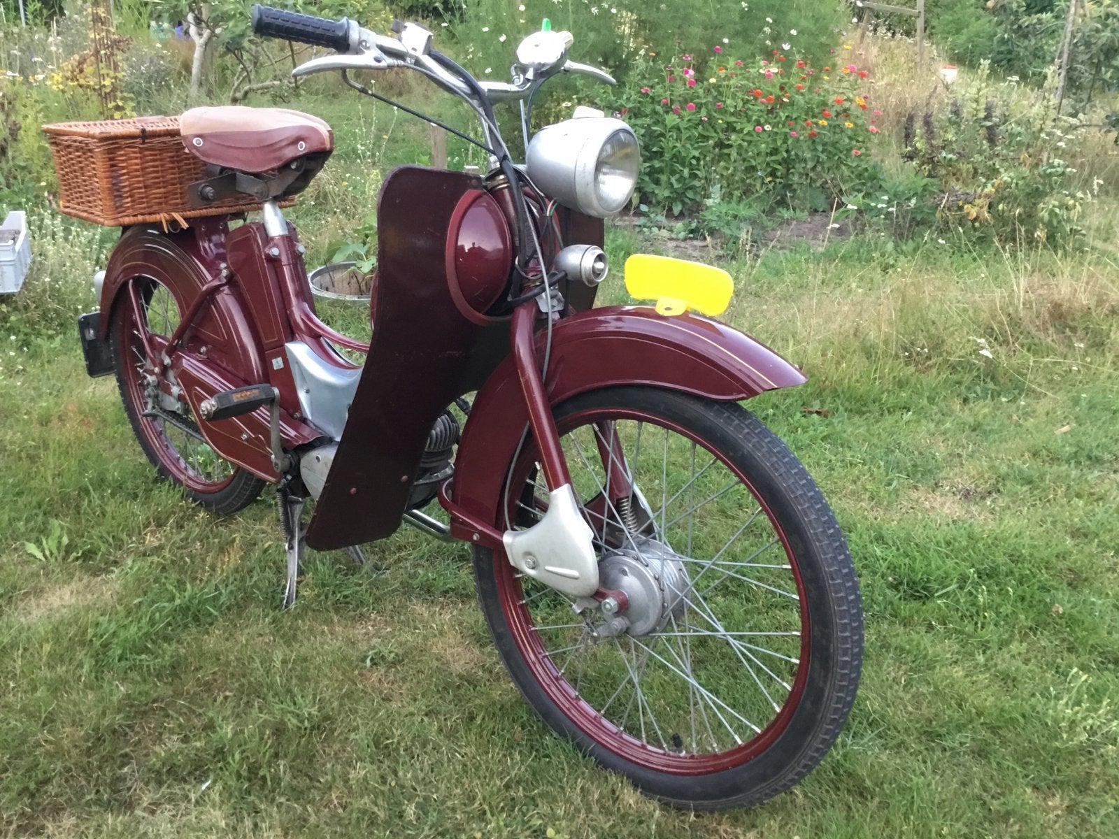 Simson SR2E bromfiets uit 1964 - Klassieke Duitse brommer, Ophalen, Gebruikt, Maximaal 45 km/u