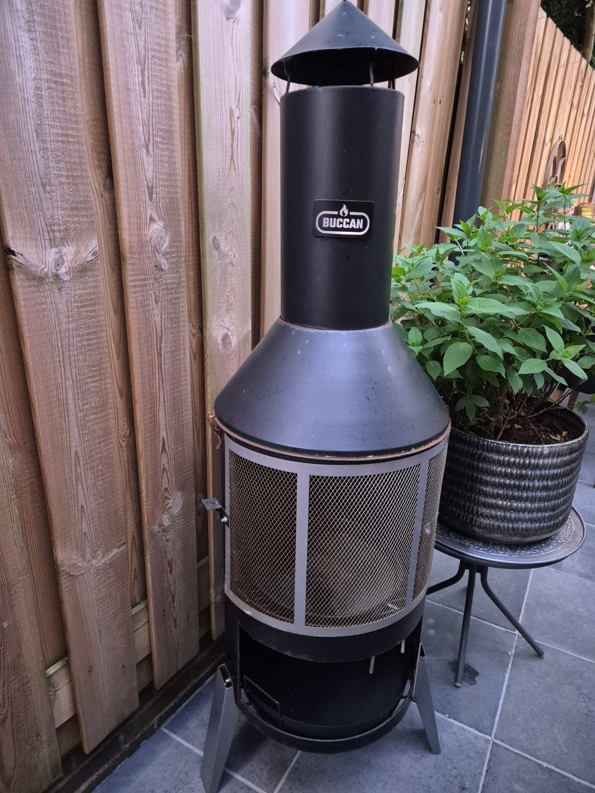 Buccan Vuurton / Terrashaard - Gebruikt, Tuin en Terras, Ophalen, Gebruikt, Vuurton