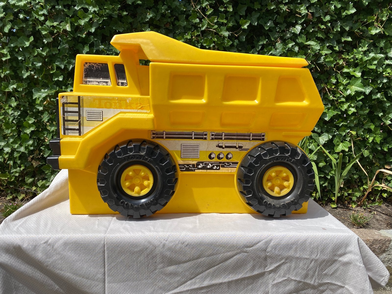 Tonka auto speelgoedkist., Verzamelen, Speelgoed, Ophalen, Gebruikt