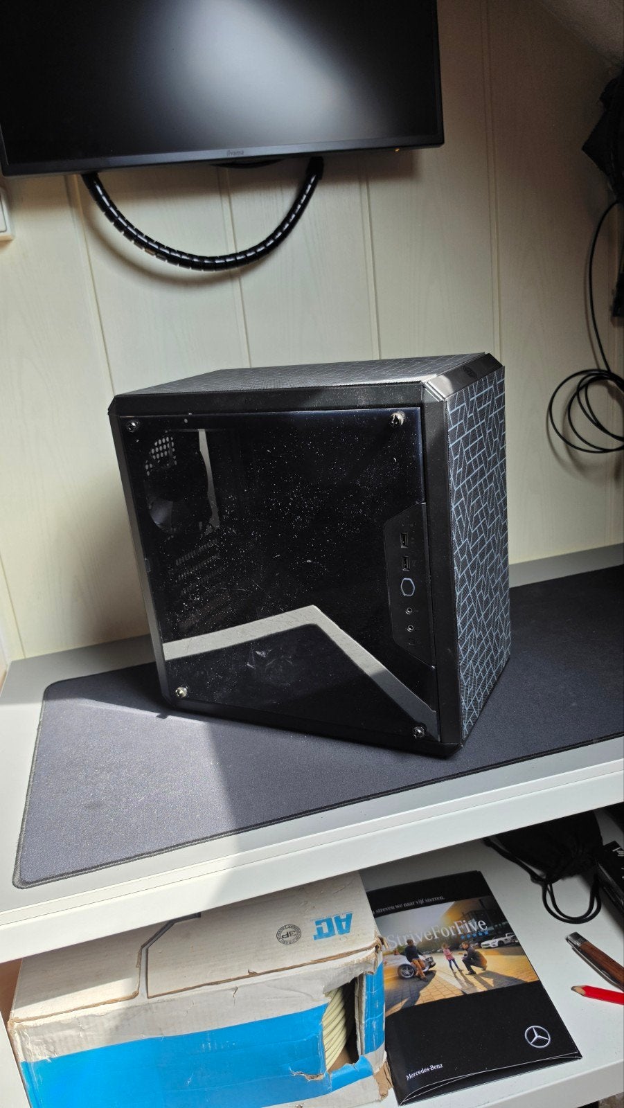 Coolermaster PC behuizing Gaming PC, Computers en Software, Computerbehuizingen, Ophalen of Verzenden, Gebruikt