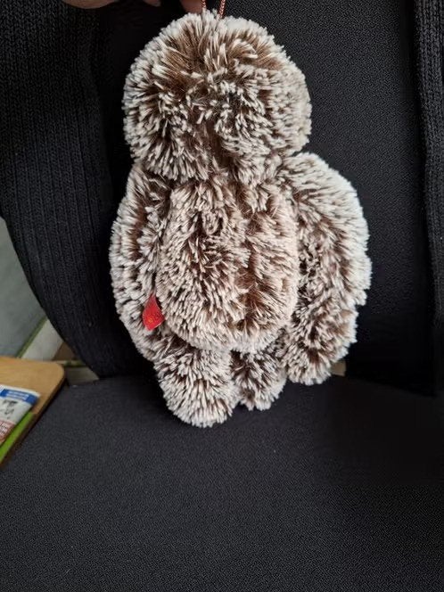 Bruin witte luiaard knuffel h, Kinderen en Baby's, Overige merken, Overige karakters, Overige typen, Onbekend
