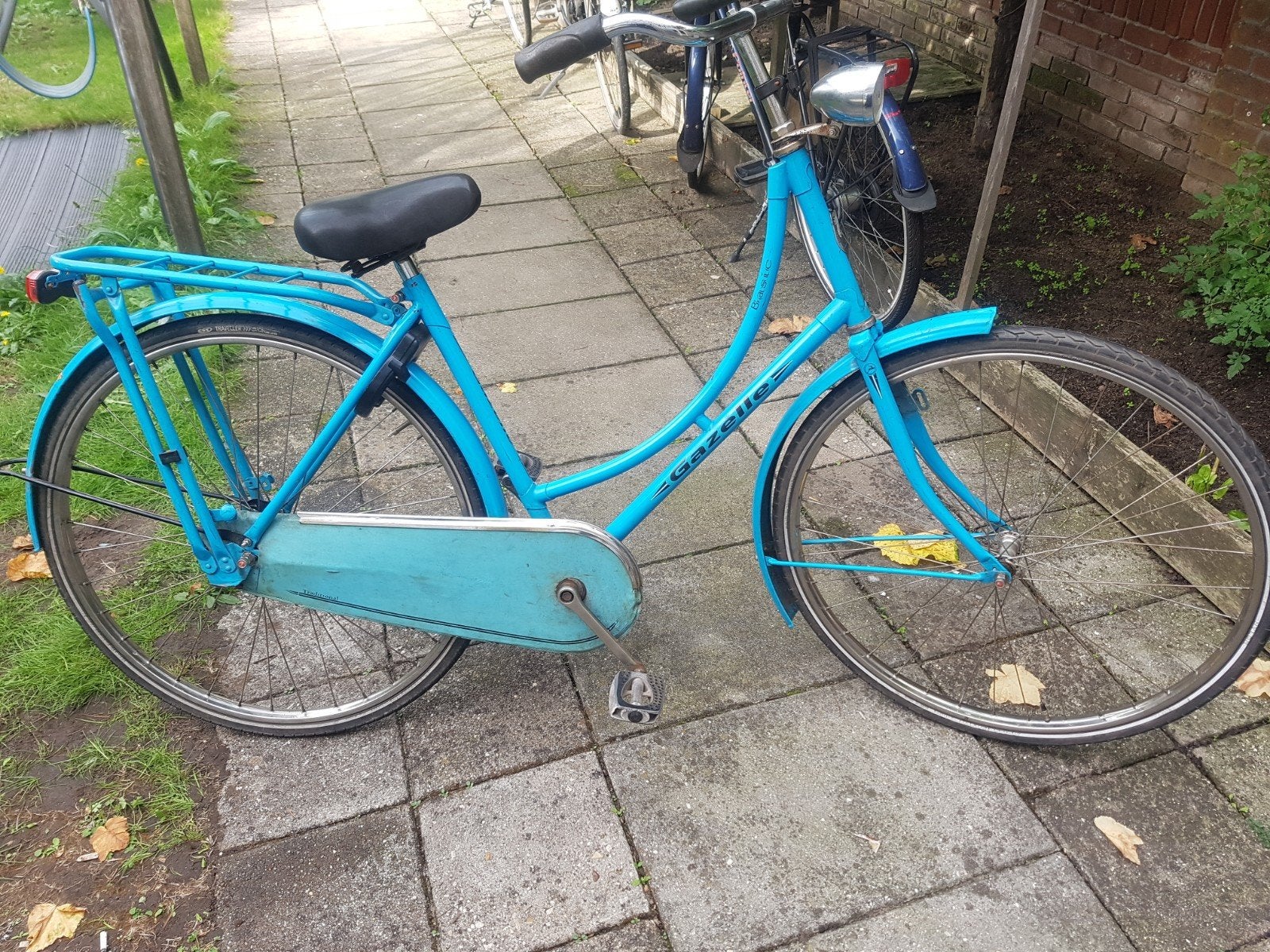 Gazelle dames omafiets, Fietsen en Brommers, Ophalen, Terugtraprem, Gebruikt, 50 tot 53 cm