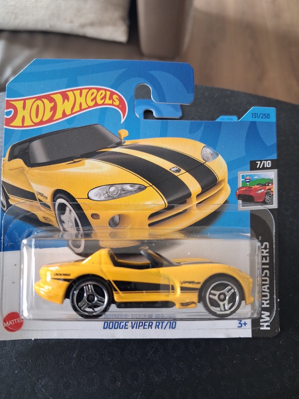 Hot Wheels Dodge Viper RT/10 - Geel met Zwarte Strepen, Ophalen of Verzenden, Nieuw