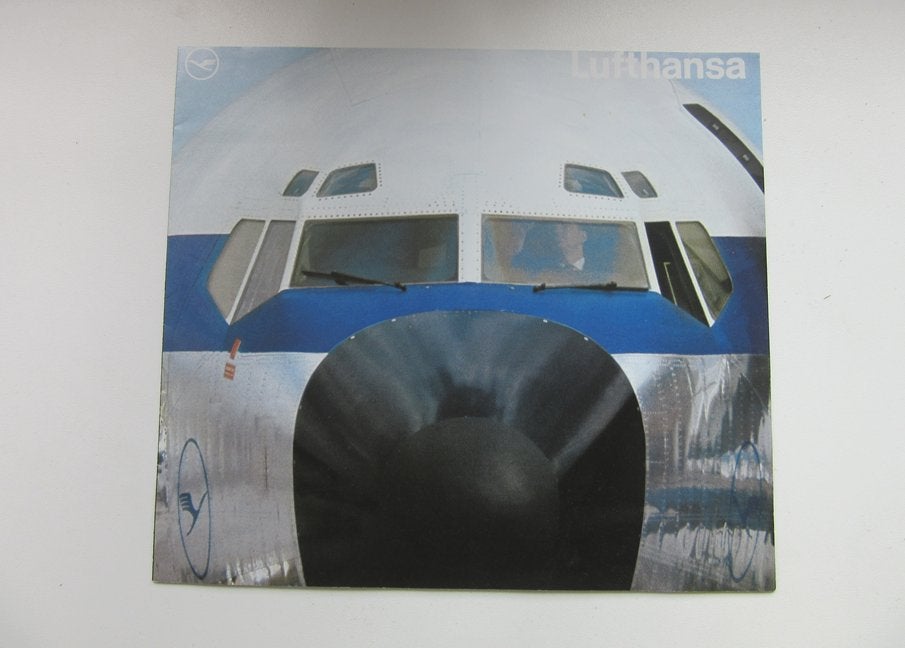 Lufthansa brochure, Verzamelen, Luchtvaart en Vliegtuigspotten, Verzenden, Zo goed als nieuw, Overige typen