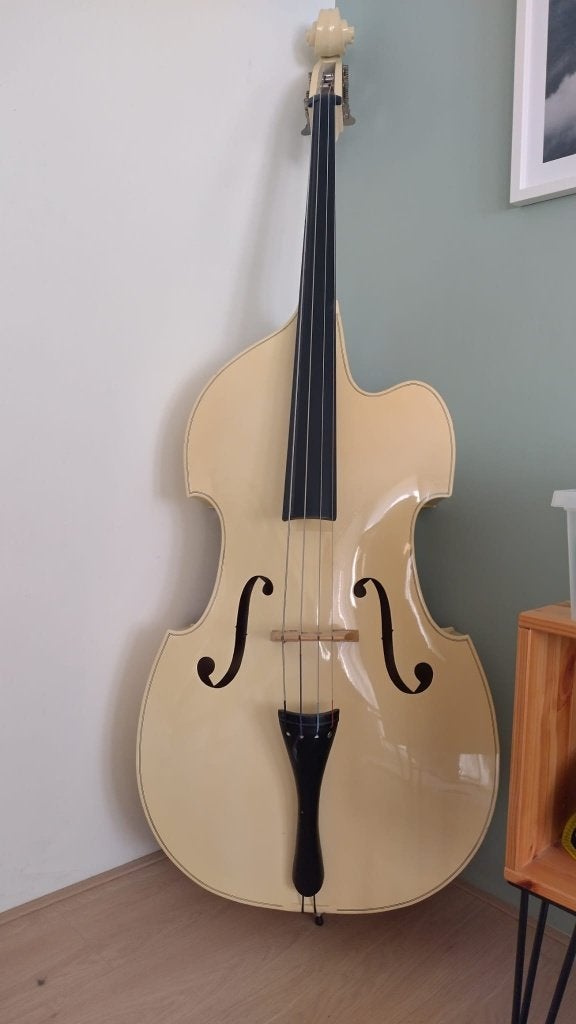 Contrabas, Muziek en Instrumenten, Strijkinstrumenten | Contrabassen, Ophalen, Gebruikt, 3/4-contrabas