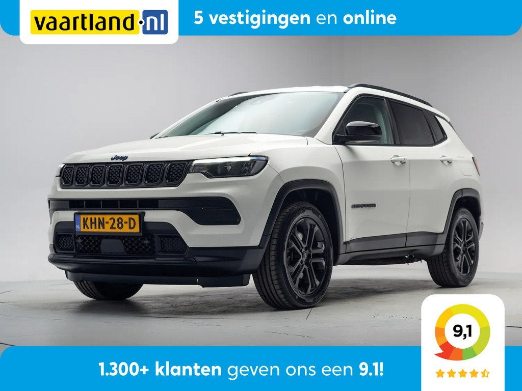 Jeep Compass 4xe 190 Plug-in Hybrid Night Eagle [ Apple/Andr, Auto's, Jeep, Automaat, Wit, Bedrijf, Hybride Elektrisch/Benzine