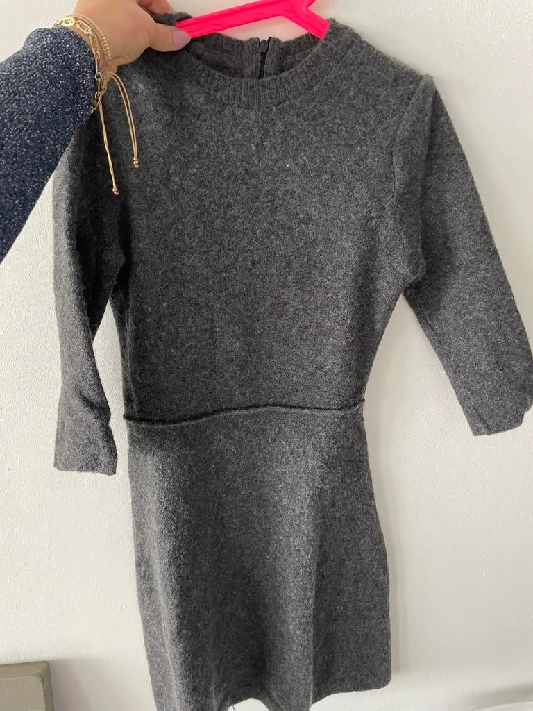 Zara jurk, Ophalen of Verzenden, Zo goed als nieuw, Maat 34 (XS) of kleiner, Grijs