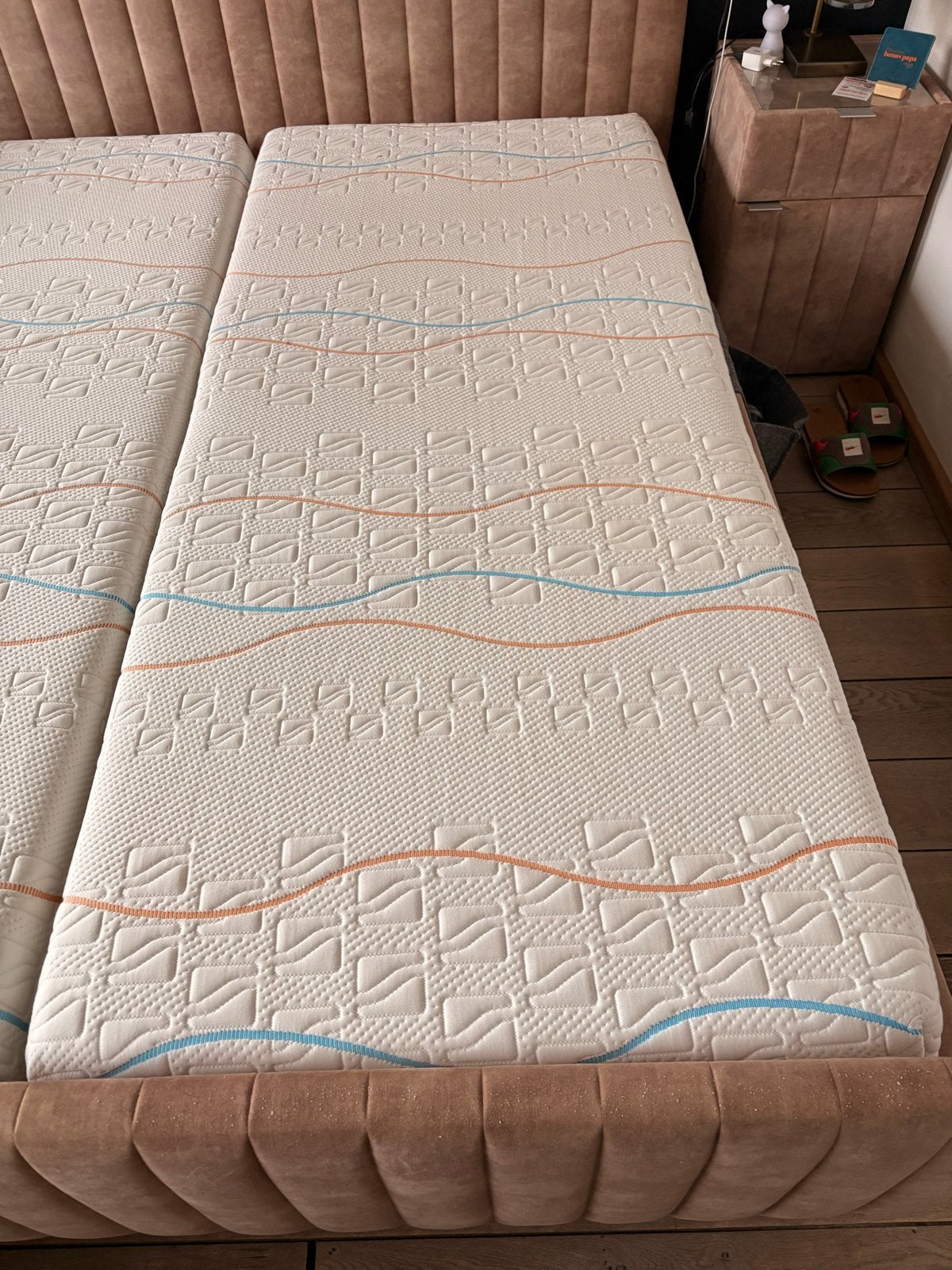 ZGAN - 2 st. Mline Slow Motion 3 matrassen, afm. 90x210 cm, Ophalen, 90 cm, Eenpersoons, 210 cm