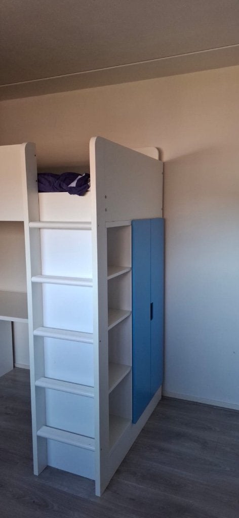 Hoogslaper IKEA met bureau, Ophalen, Gebruikt, Hoogslaper
