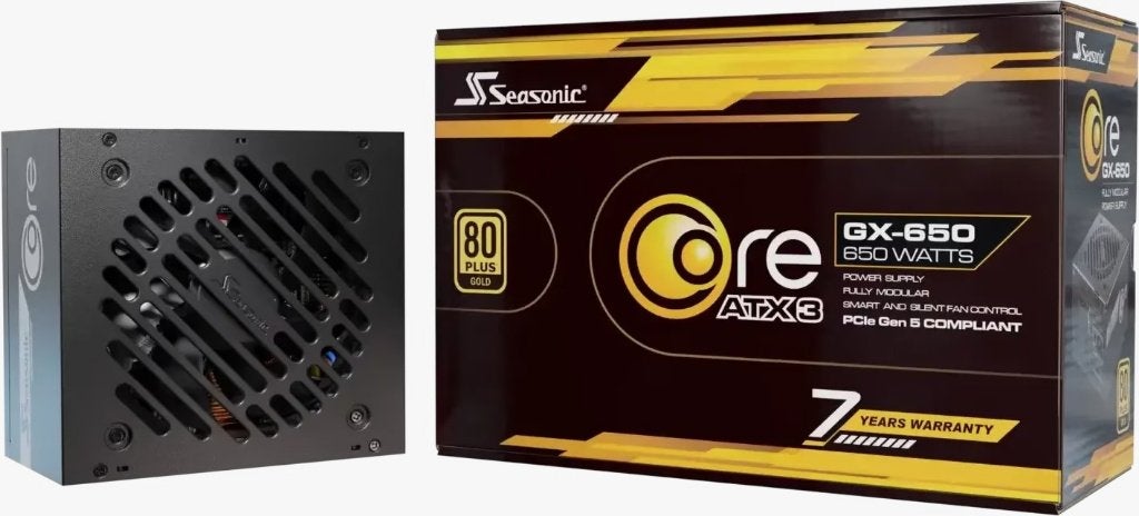 Seasonic CORE GX ATX3.1 650W Voeding, Ophalen of Verzenden, Zo goed als nieuw