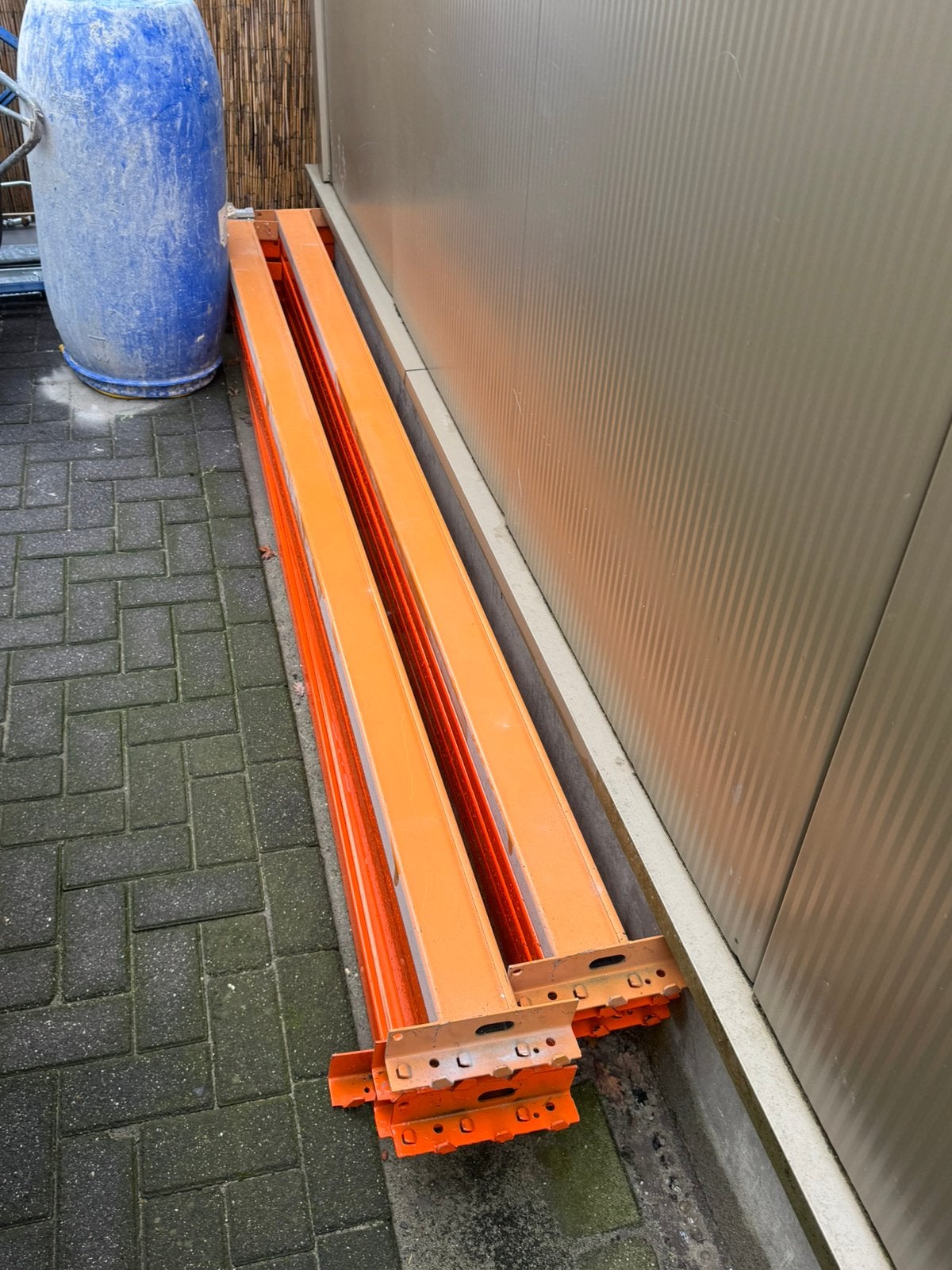 Liggers magezijn stelling, Doe-het-zelf en Verbouw, Metalen, Ophalen, Zo goed als nieuw