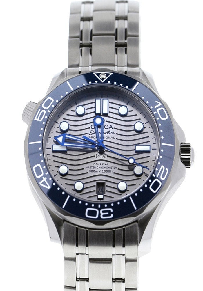 Omega Seamaster Diver, Ophalen, Staal, Polshorloge, Zo goed als nieuw