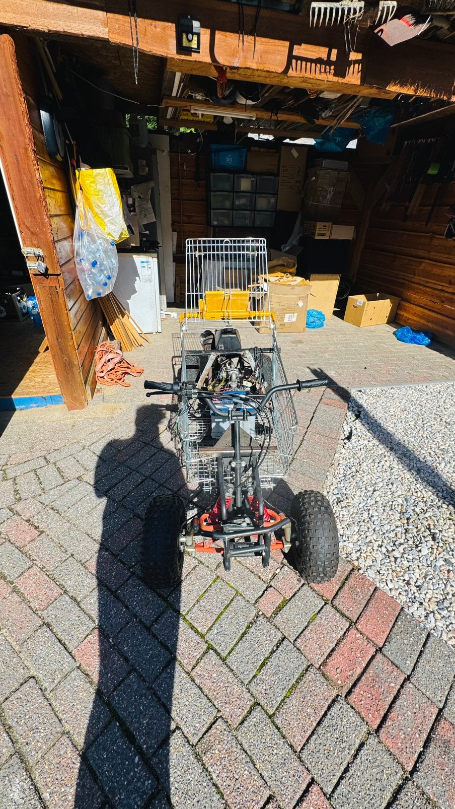 Uniek 125cc Winkelwagen Quad - Project of Onderdelen, Ophalen, Gebruikt, Kart