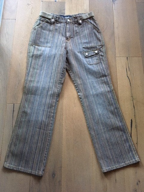 AC3998 stone washed jeans , maat 16 / XL , nieuw en nooit g, Ophalen of Verzenden, Zo goed als nieuw, Maat 56/58 (XL), Bruin