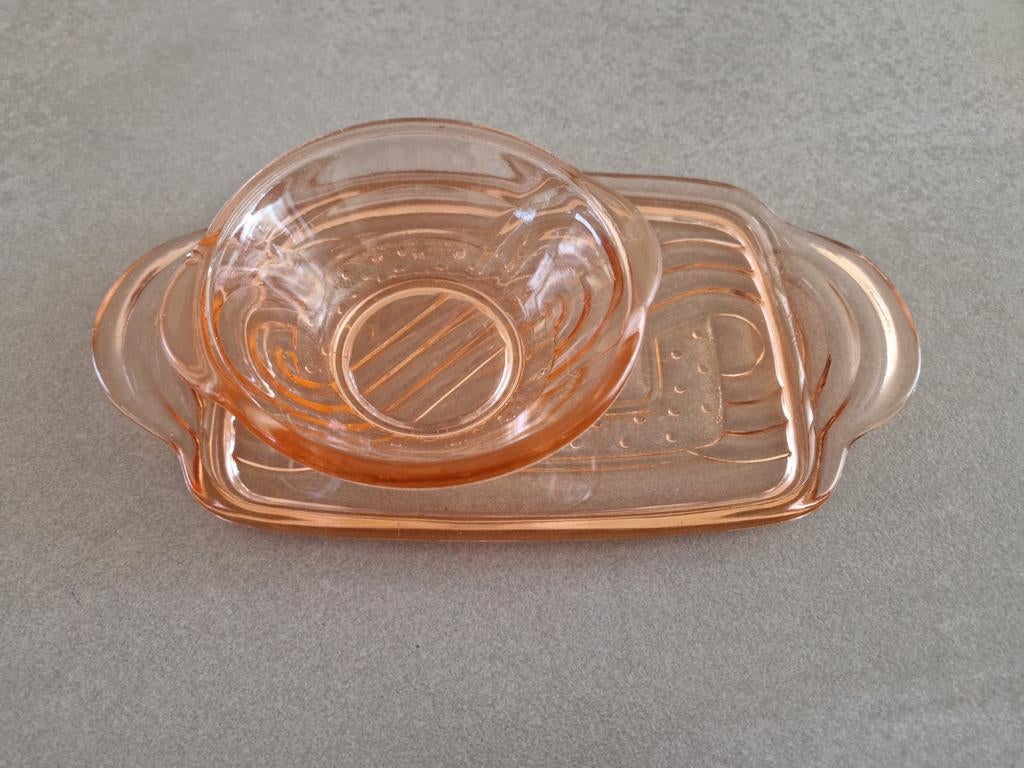 Roze persglas set, Ophalen of Verzenden, Roze, Overige materialen