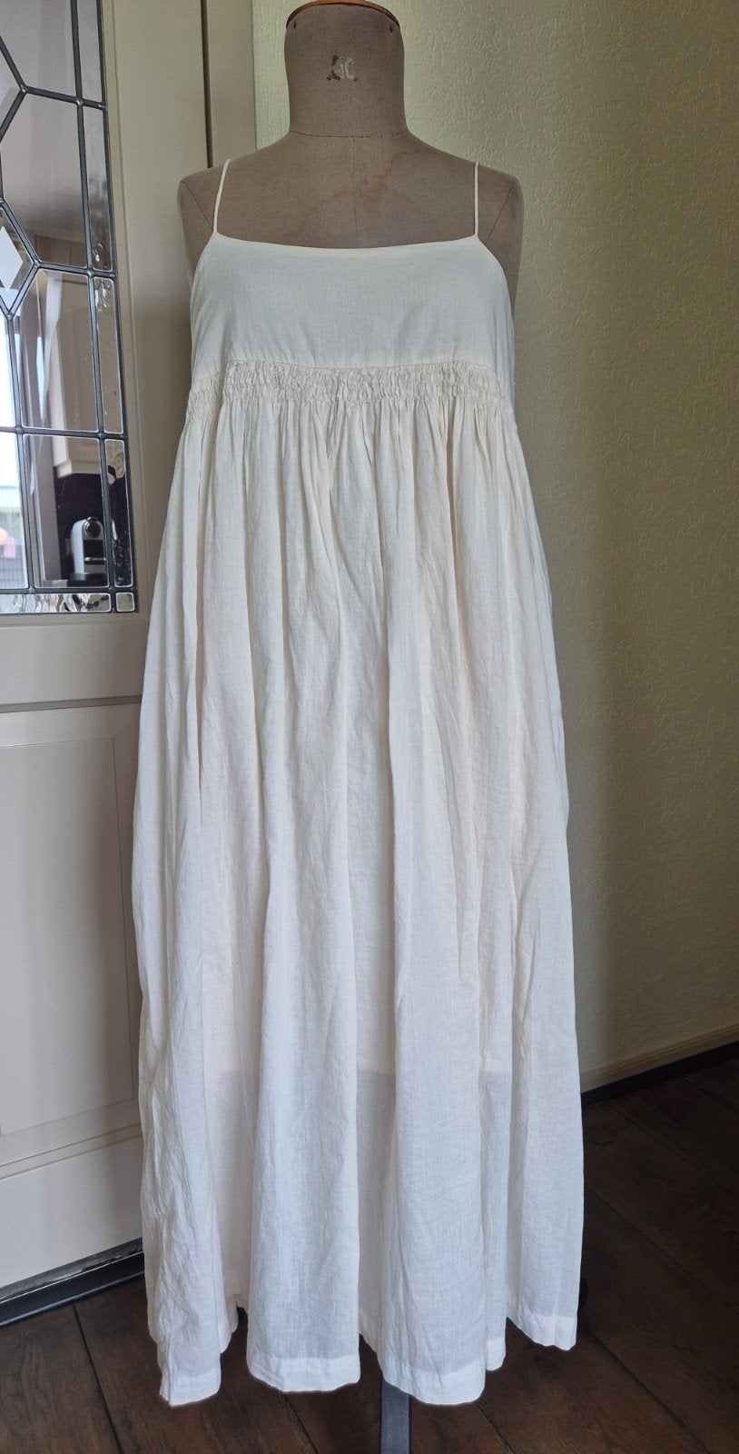 Superleuke enkellange jurk Leon & Harper M offwhite np €260,, Kleding | Dames, Maat 38/40 (M), Overige kleuren, Leon & Harper