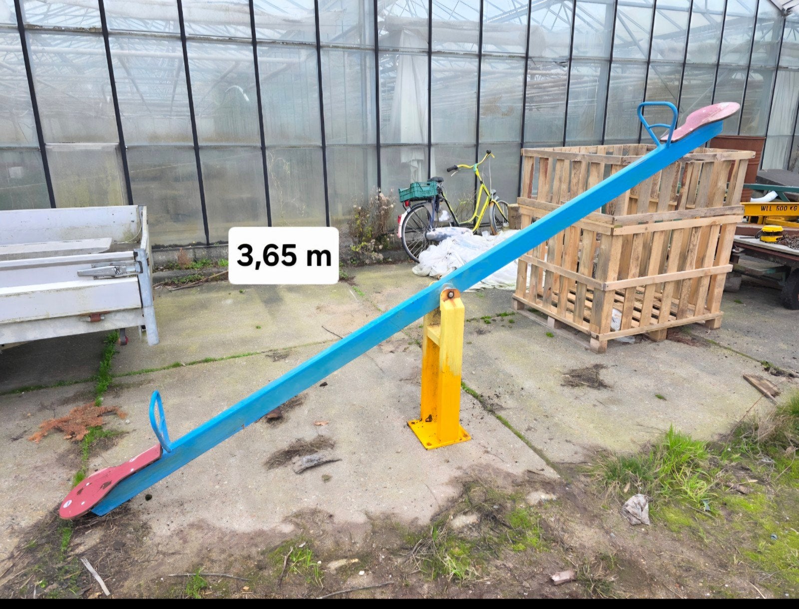 Robuuste wipwap 3,65m voor speeltuin of tuin, Ophalen, Gebruikt, Overige typen