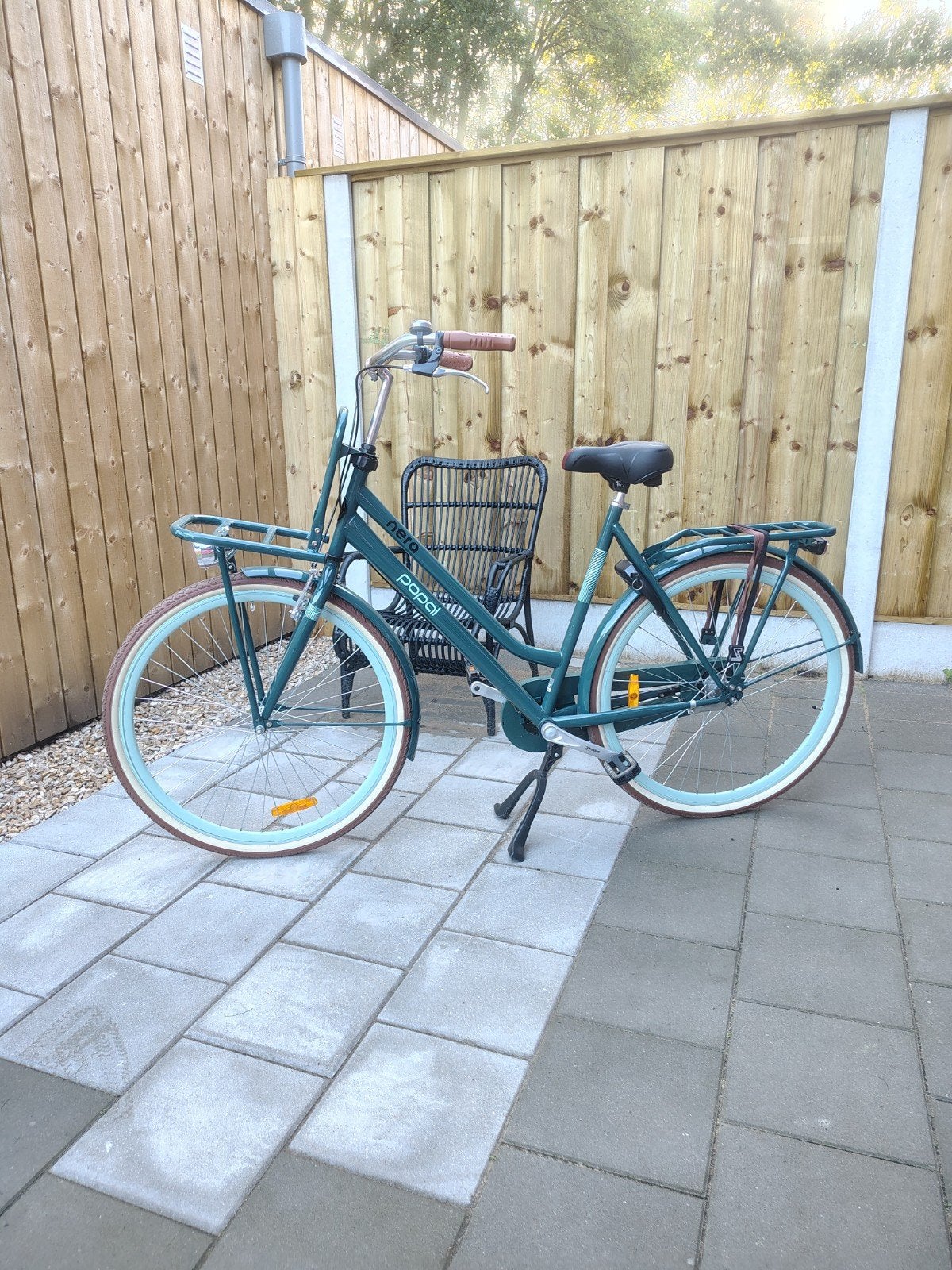 Popal fiets - groen, frame 57cm, Gebruikt, Versnellingen, 56 cm of meer, Ophalen