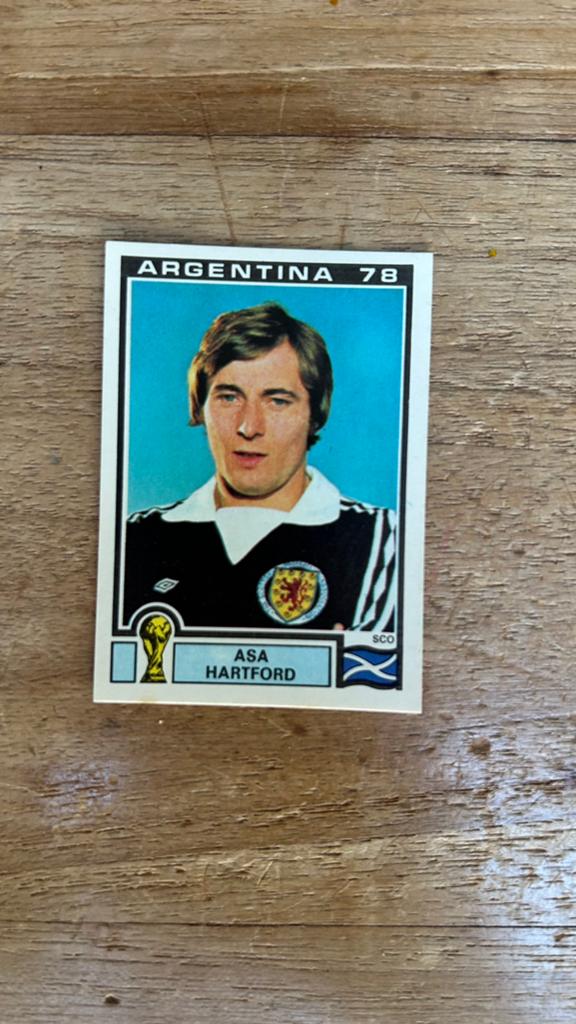 Panini Argentina 78 plaatje Asa Hartford WK 78, Verzenden, Zo goed als nieuw, Sticker