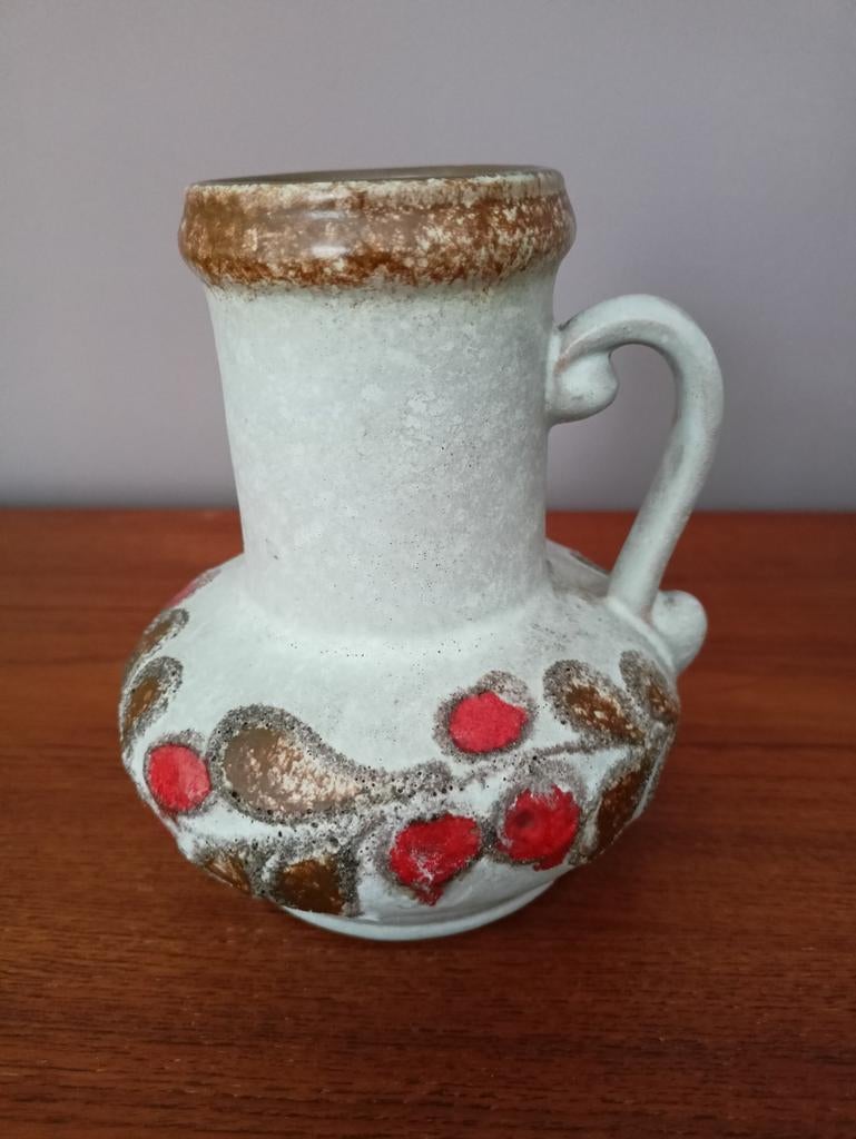 Vintage Strehla Keramik Vaas 9012 - Uniek Design, Ophalen of Verzenden