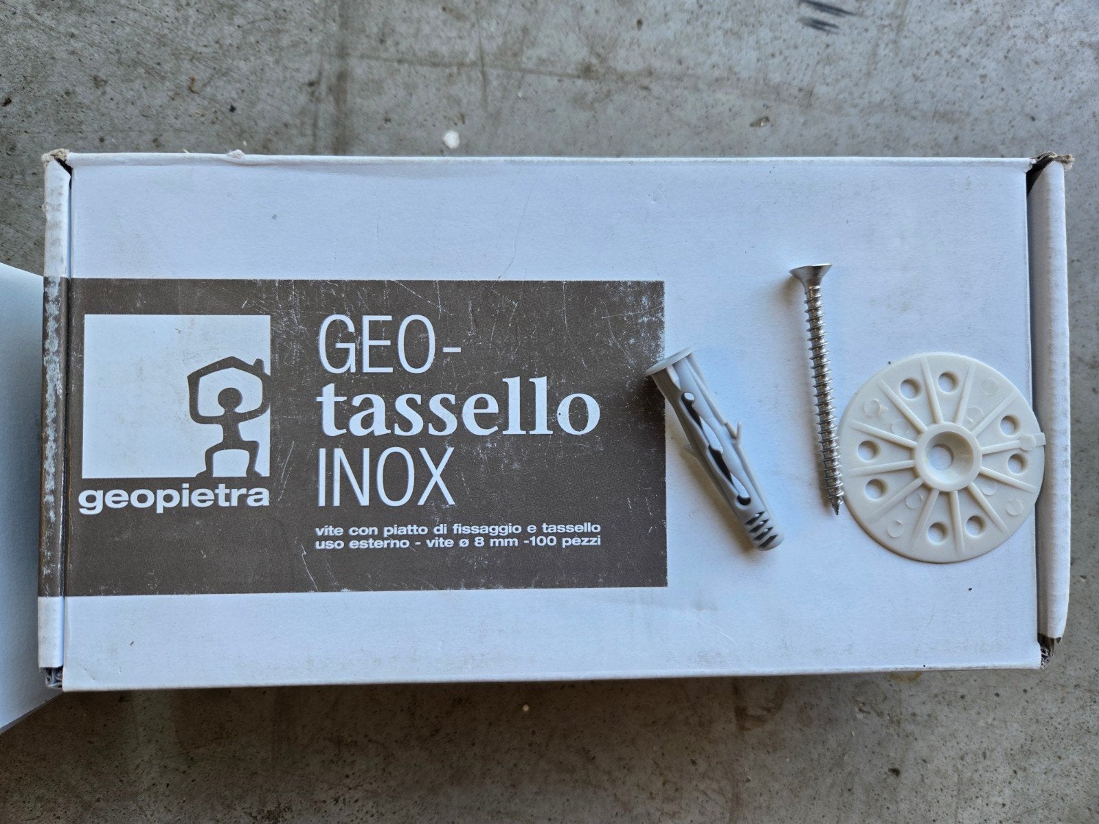Geopietra GEO-tassello INOX pluggen en schroeven, Overige typen, Nieuw, Ophalen of Verzenden, Minder dan 50 mm