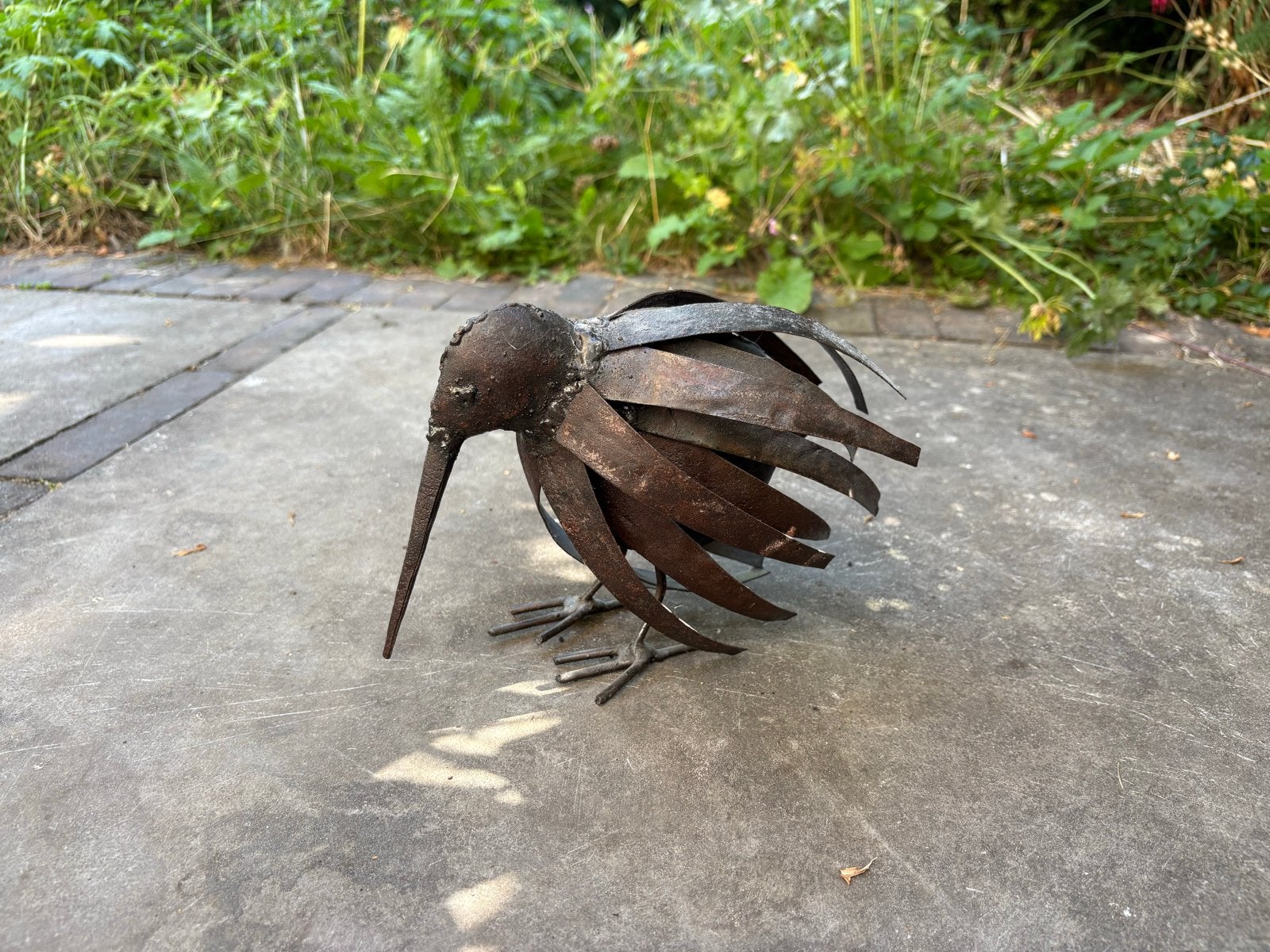 Metalen Kiwi Vogel: scrap metal art, Ophalen of Verzenden