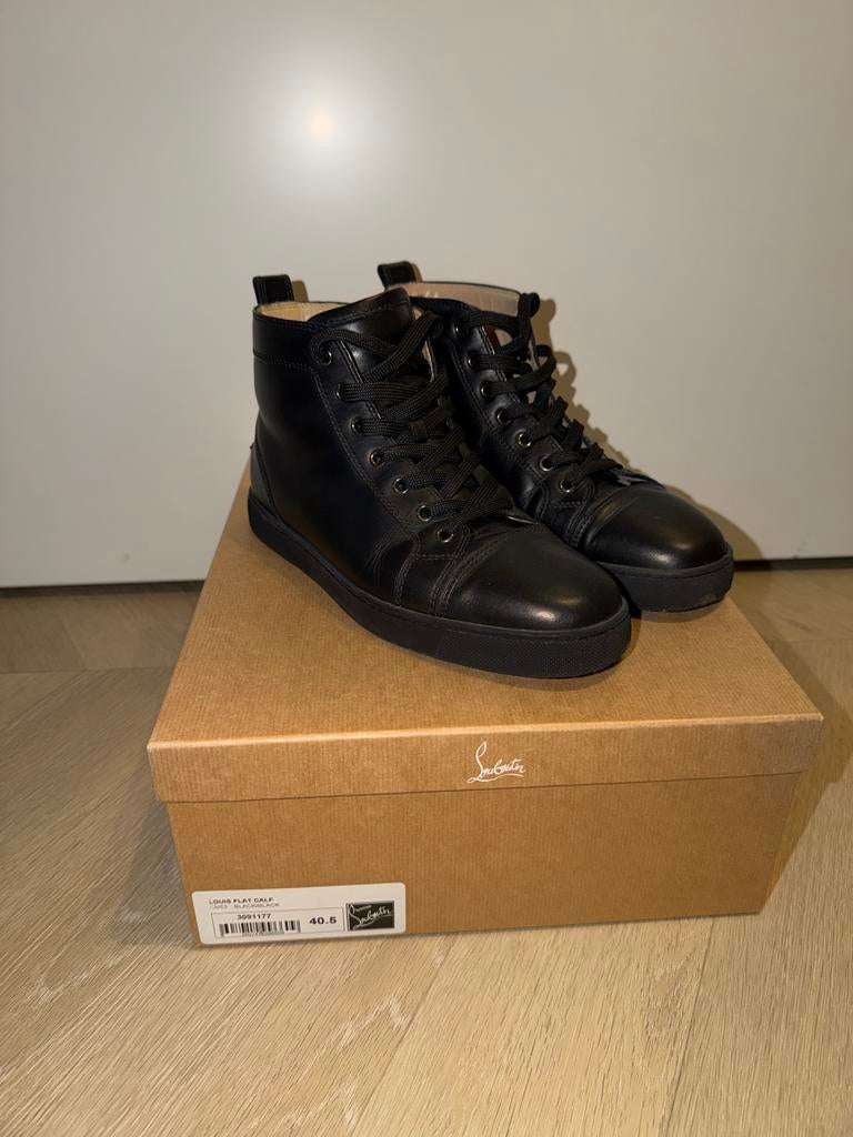 Christian Louboutin Louis Flat Calf sneakers, Ophalen of Verzenden, Gedragen, Zwart, Sneakers of Gympen