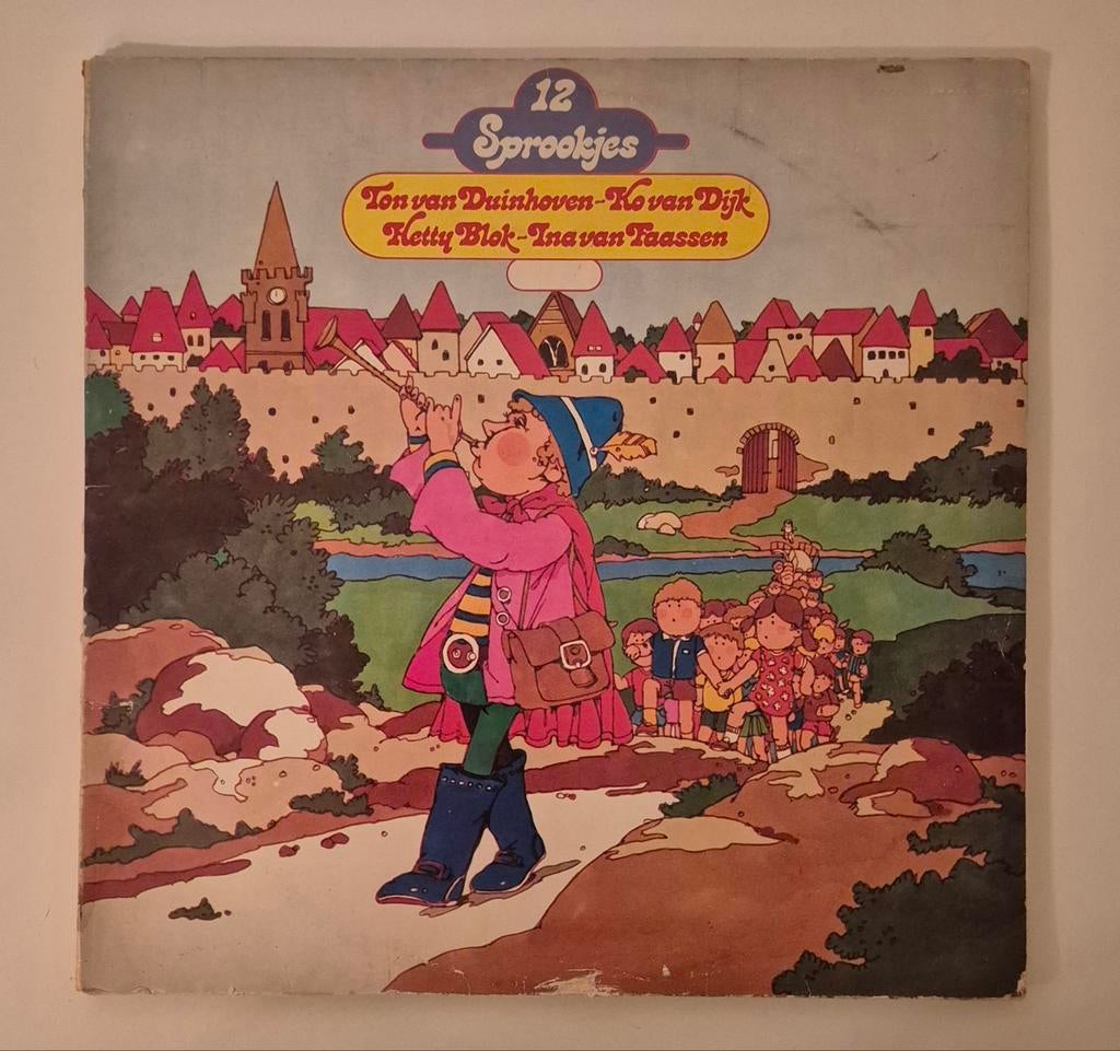 Dubbel LP - 12 Sprookjes - Assepoester, Kleine Duimpje ..., Inclusief binnenhoes, Ophalen of Verzenden, Gebruikt, Verhaal of Sprookje