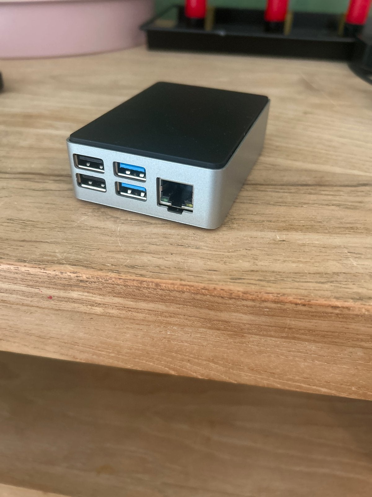 Raspberry Pi 4 (8GB RAM) in aluminium behuizing + 1TB HDD, Computers en Software, Ophalen of Verzenden, Zo goed als nieuw