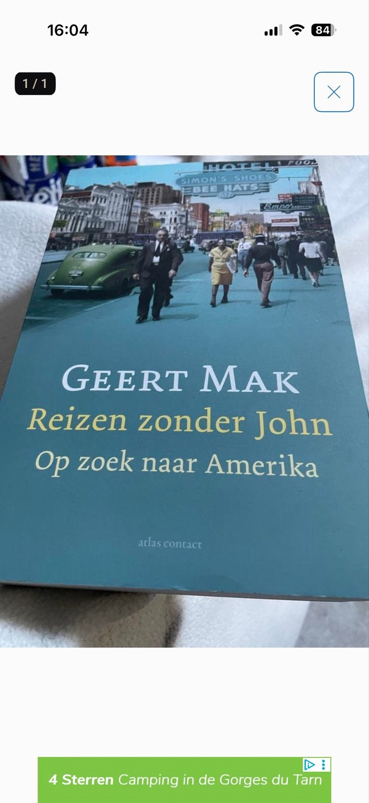 Geert Mak - Reizen zonder John: Op zoek naar Amerika, Ophalen of Verzenden, Reisgids of -boek, Noord-Amerika, Gelezen