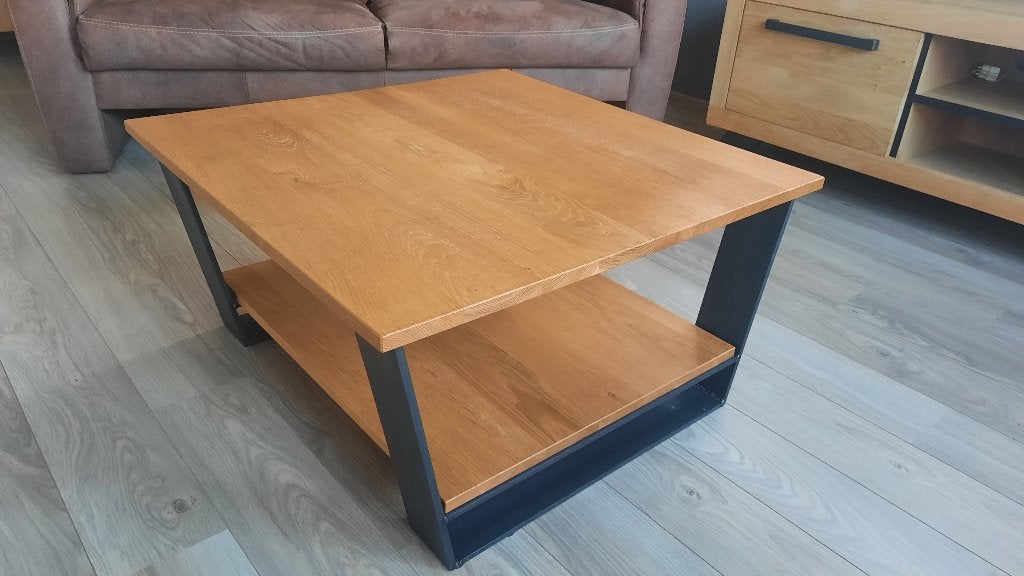 salon tafel, 100 tot 150 cm, 50 tot 100 cm, Zo goed als nieuw, Rechthoekig