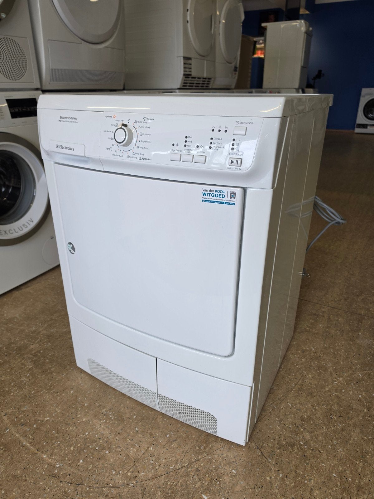 Electrolux condensdroger | 7 kilo | Garantie & Gratis thuis✅, Witgoed en Apparatuur, Jirnsum, 6 tot 8 kg, Anti-kreukfase, Refurbished