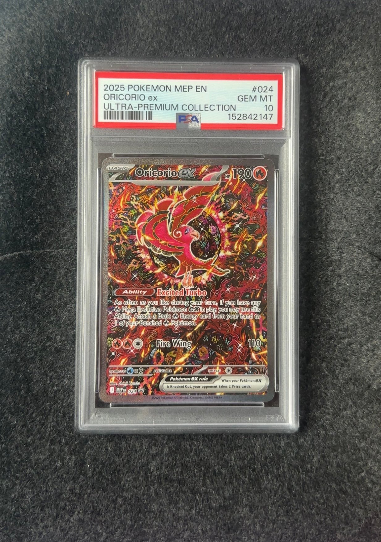 Oricorio ex #024 | Pokemon Promo | Ruilen Mogelijk, Ophalen of Verzenden, Zo goed als nieuw, Foil