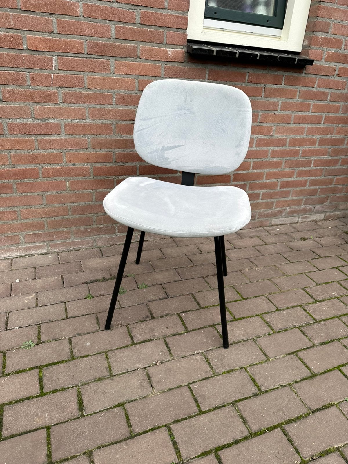 Eetkamerstoel 2 Stuks, Ophalen, Zo goed als nieuw, Blauw
