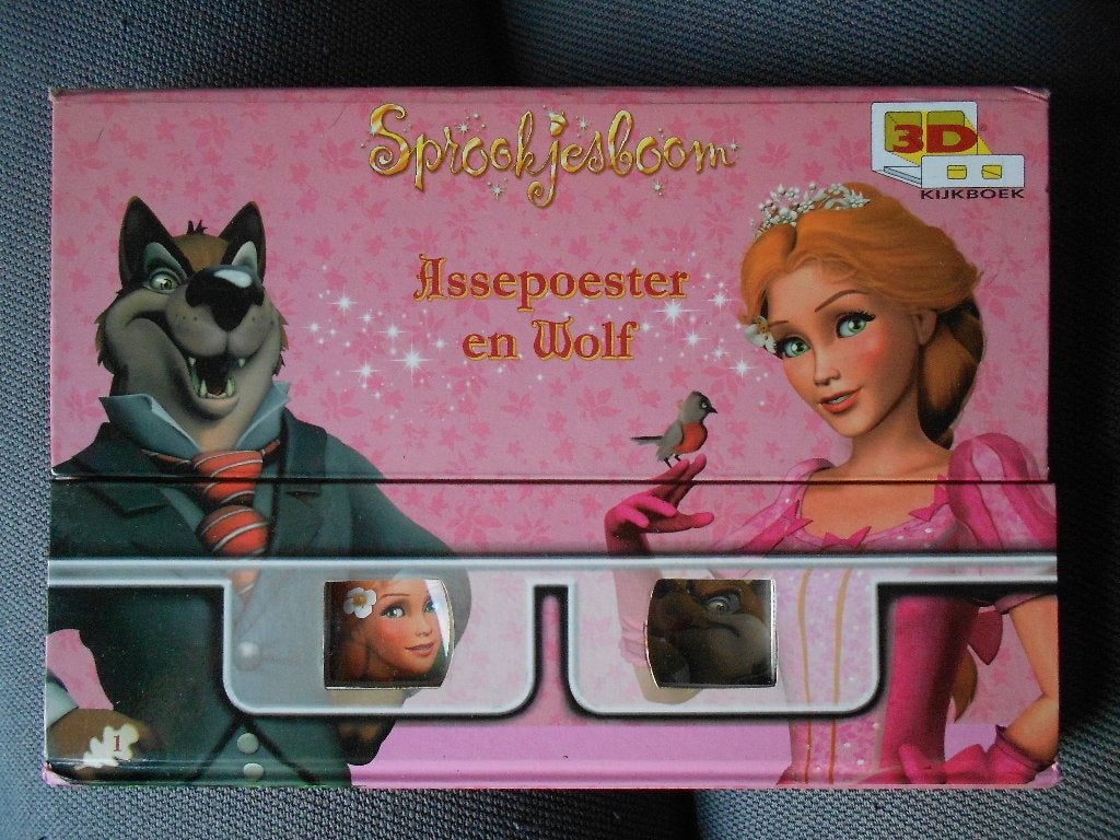 Efteling sprookjesboom kijkboek Assepoester en Wolf, Verzamelen, Ophalen, Gebruikt, Overige typen