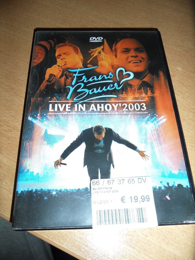 Originele DVD - Frans Bauer - Live in Ahoy 2003, Alle leeftijden, Ophalen of Verzenden, Gebruikt, Concert
