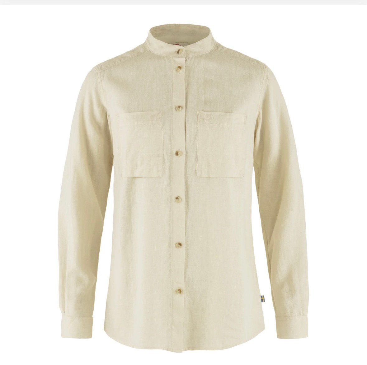 Fjällräven Ovik hemp blouse maat L, nieuw met kaartje, Ophalen of Verzenden, Nieuw, Maat 42/44 (L), Beige