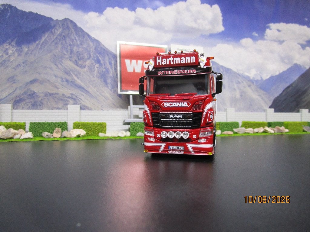 hartmann scania r normal cr20n 6x2 tag axle wsi 01-4730, Hobby en Vrije tijd, Ophalen of Verzenden, Nieuw, Bus of Vrachtwagen