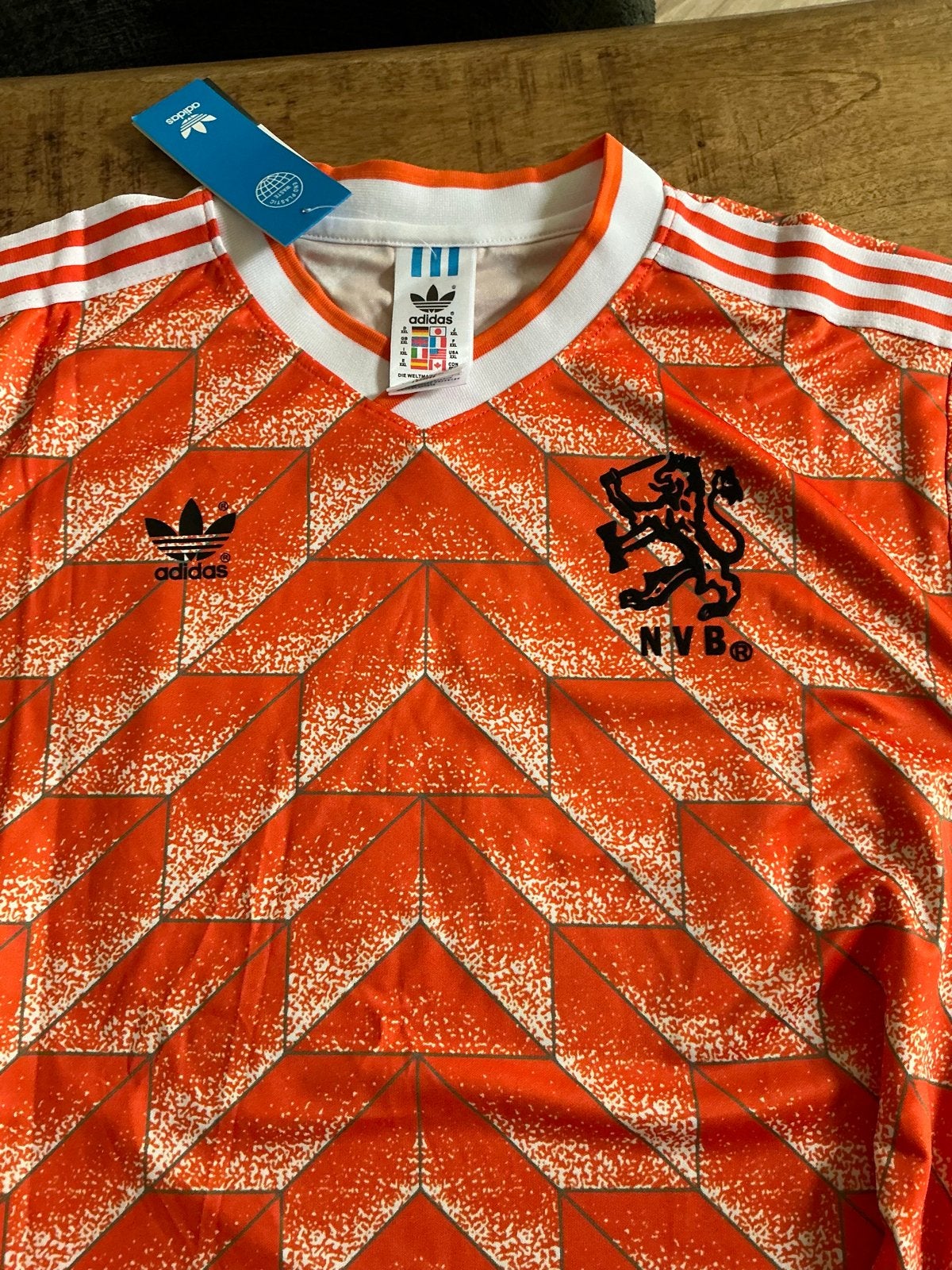 EK 88 Voetbalshirt Oranje XL - Retro Design nieuw, Sport en Fitness, Voetbal, Maat XL, Ophalen of Verzenden, Nieuw, Shirt